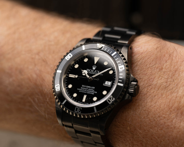 1991 Rolex Sea-Dweller 16600 Black PVD Case & Bracelet