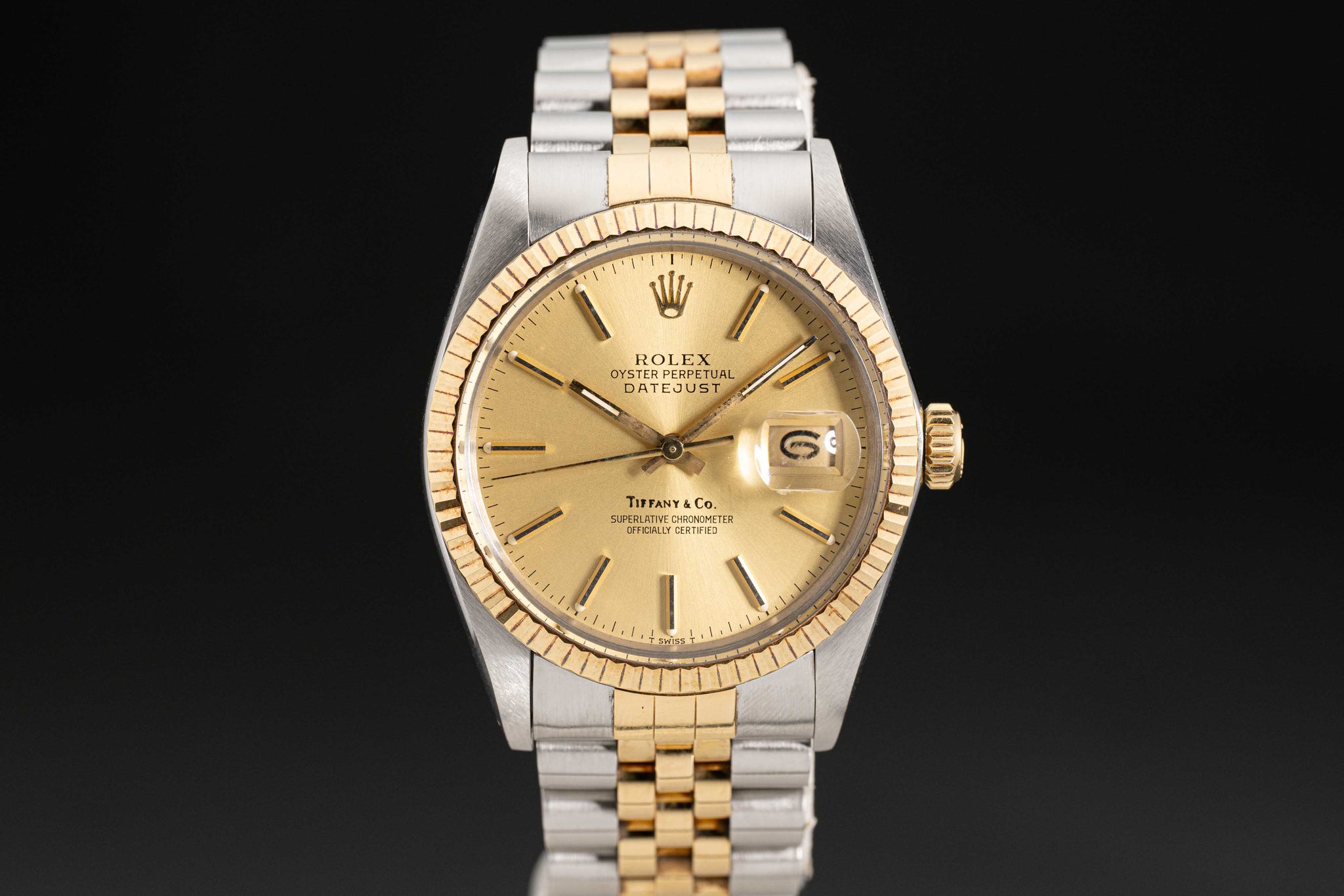 HQ Milton 1987 Rolex 16013 18k/ST Datejust with Jubilee Bracelet