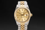 1987 Rolex 16013 18k/ST Datejust with Jubilee Bracelet "Tiffany & Co." Dial