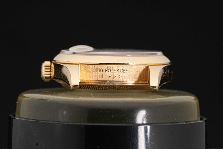 2001 Rolex 118205 18k YG Day-Date with Box, Papers & Booklet