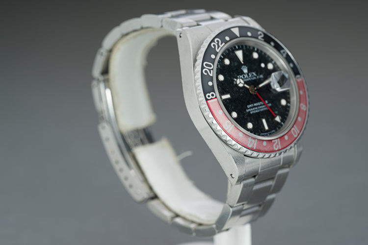 1988 Rolex 16760 "Fat Lady" GMT Master II Dial aging to a Matte Finish