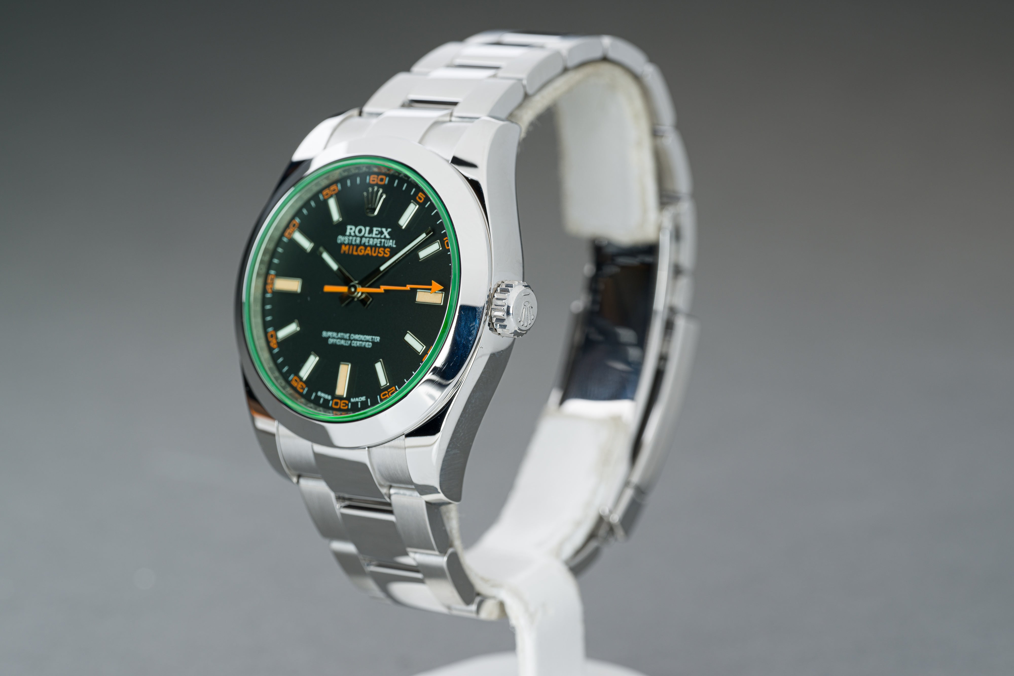 HQ Milton - 2015 Rolex 116400GV Milgauss Box, Card, Booklets