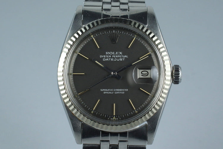 1971 Rolex DateJust 1601 with Matte Gray Dial