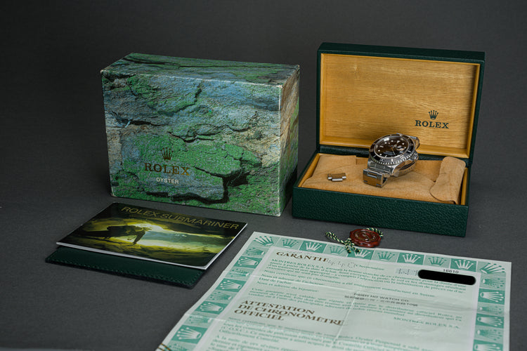 1995 Rolex Submariner 16610 Box, Papers, Booklets & Hangtag