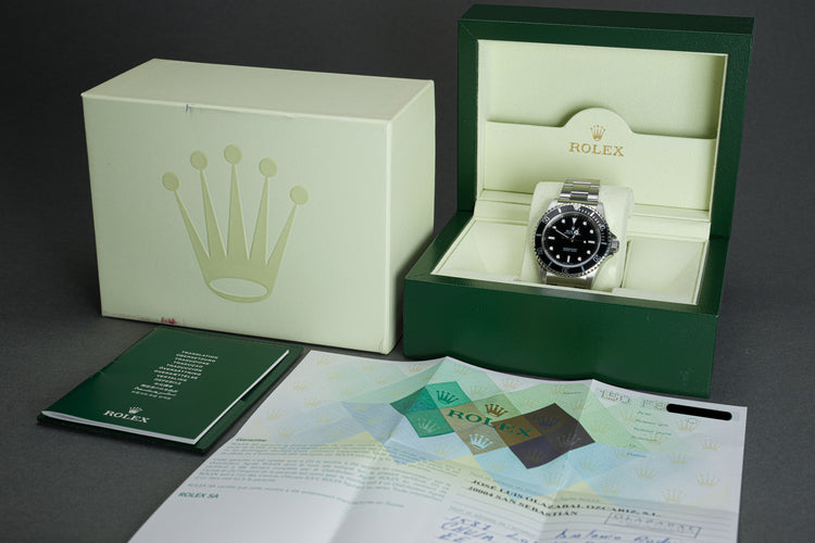2005 Rolex 14060M Submariner 14060M Box, Papers & Wallet