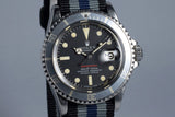 1970 Rolex Red Submariner 1680 Mark IV Dial with "Ghost" Insert