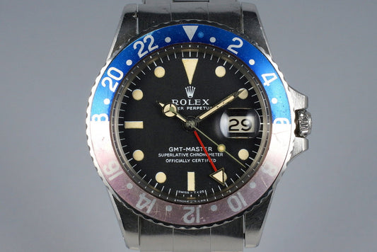 1968 Rolex GMT 1675 Mark I Dial