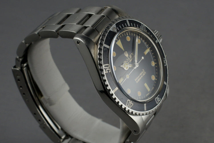 1964 Rolex Submariner Ref: 5513 PCG with Glossy Gilt Dial & Service Papers
