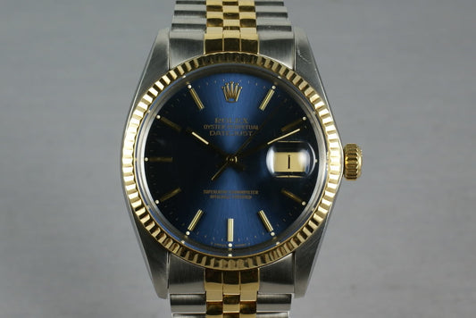 Rolex 18K and Stainless Steel Datejust 16013 quickest