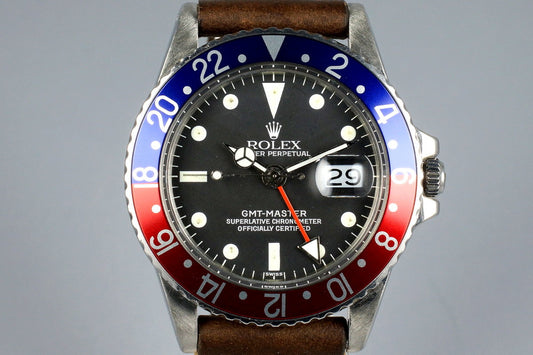 1979 Rolex GMT 1675 Service Dial