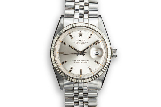 1974 Rolex DateJust 1601 with Silver Sigma Dial