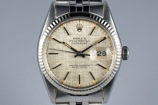 1978 Rolex DateJust 16014 Silver Linen Dial