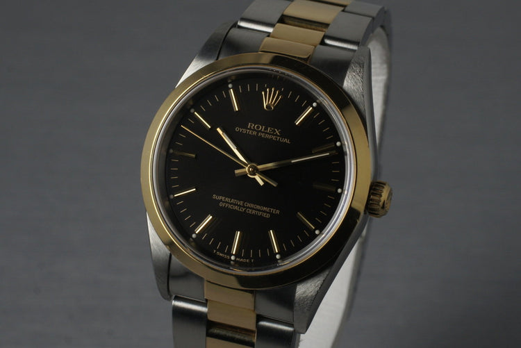 1997 Rolex Two Tone Oyster Perpetual 14203 with Box and Papers