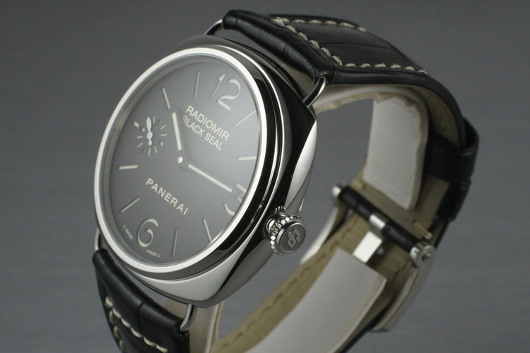 2007 Panerai Radiomir Black Seal PAM 183 with Box and Papers