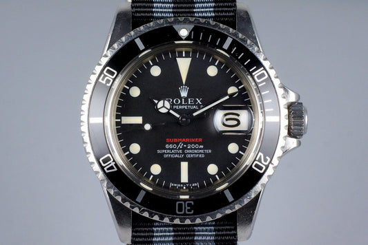 1969 Rolex Red Submariner 1680 Mark IV Dial