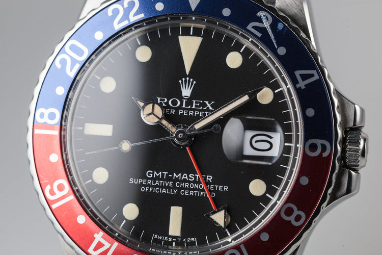 1964 Rolex GMT-Master 1675 with Newer Service Dial