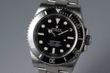 2012 Rolex Submariner 114060 with Box and Papers
