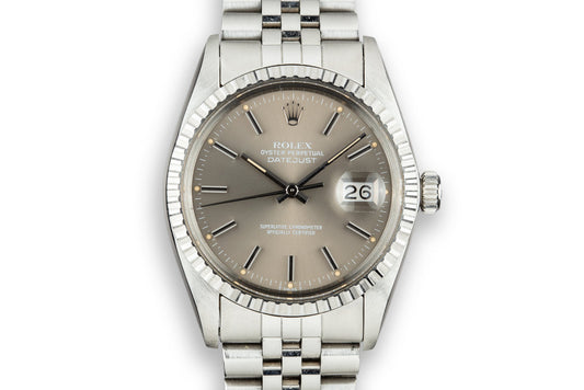 1979 Rolex DateJust 16030 Grey Dial