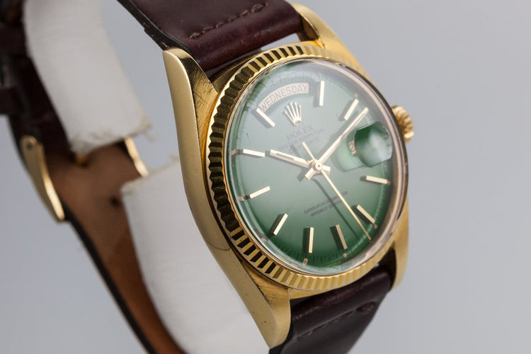 1972 Rolex Day-Date 1803 with Green Stella Dial