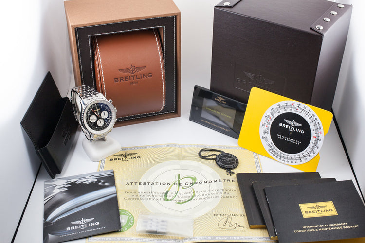 Breitling Navitimer 01 Panda Dial with Box and papers