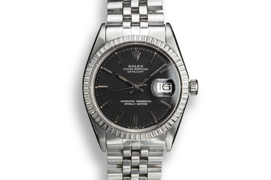 1974 Rolex DateJust 1603 with Black Sigma Dial