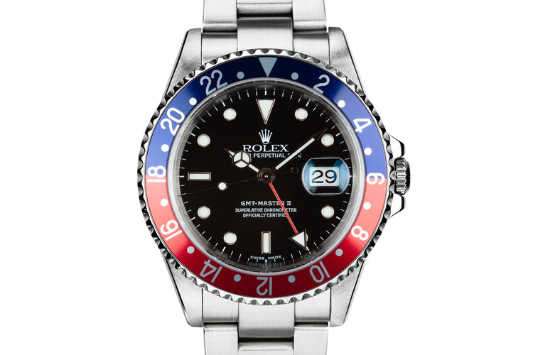2002 Rolex GMT-Master II 16710 "Pepsi" with Box and Papers