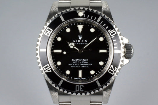 2012 Rolex Submariner 14060M 4 Line Dial with Box and Papers