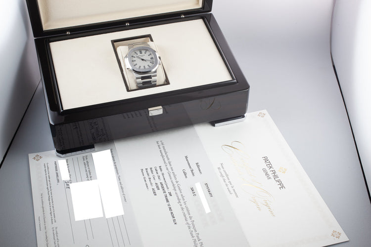 2018 Patek Philippe Nautilus 5711/1A-001 White Dial with Box and Papers