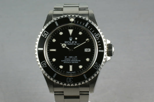 Rolex Sea Dweller 16600 with Box and Papers