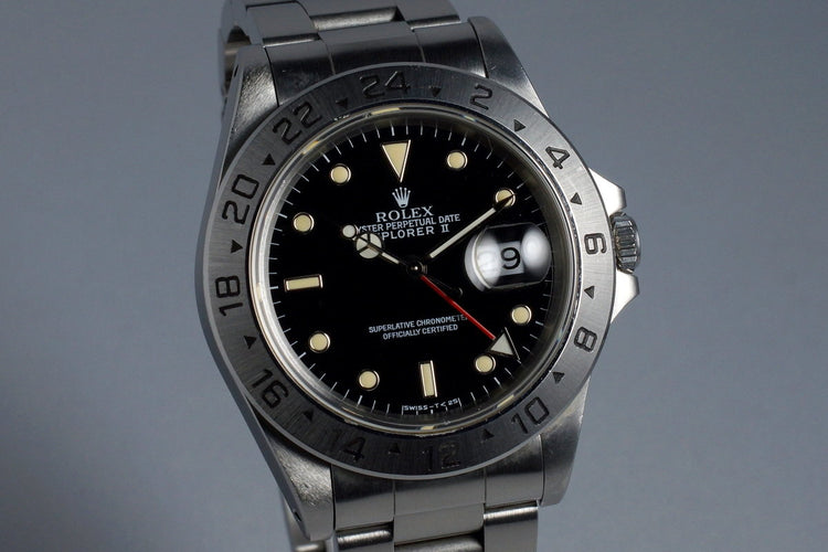 1991 Rolex Explorer II 16570 Black Dial