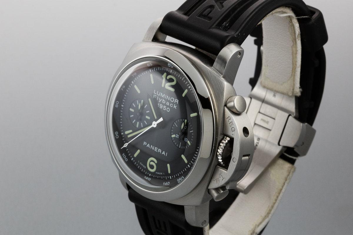 HQ Milton 2008 Panerai Luminor Flyback 1950 Pam 212 with Box and