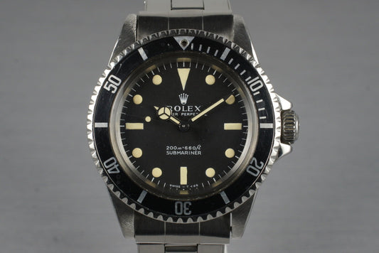 1967 Rolex Submariner 5513 Meters First