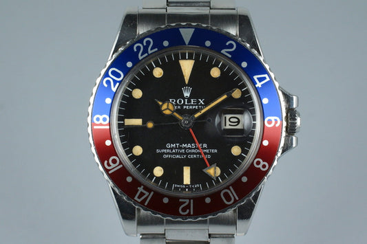 1968 Rolex GMT 1675 Mark I Dial