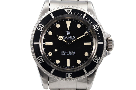 1968 Rolex Submariner 5513 with Meters First Dial