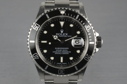 2006 Rolex Submariner 16610