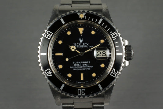 1987 Rolex Submariner 168000