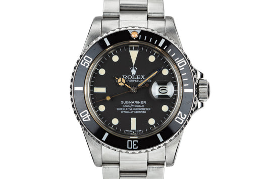 1984 Rolex Submariner 16800 with Box and Papers