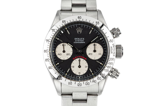 1979 Rolex Daytona 6265 with "Big Red" Black Dial with Box and Papers