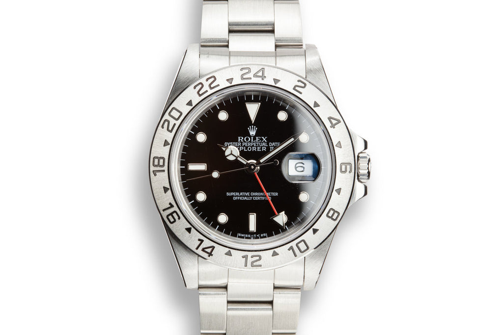 1993 Rolex Explorer II 16570 Black Dial with Box and Papers