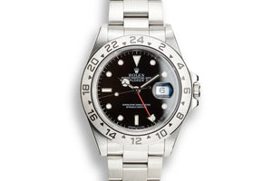 1993 Rolex Explorer II 16570 Black Dial with Box and Papers