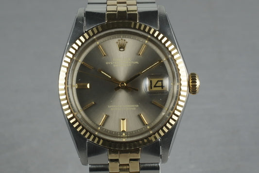 1970 Rolex Datejust 16012 tone with gray dial