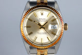 1966 Rolex Two Tone DateJust 1601 Heavy Patina