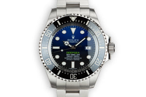 2015 Mint Rolex DeepSea Sea-Dweller 116660 Previously Owned by Reggie Jackson with Box and Papers