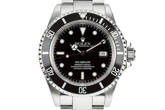 1999 Rolex Sea-Dweller 16600 with SWISS Only Dial