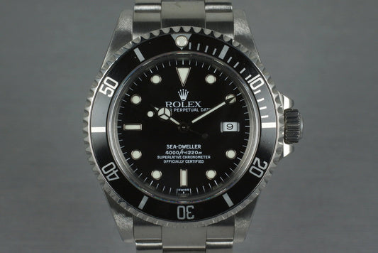 1999 Rolex Sea Dweller 16600