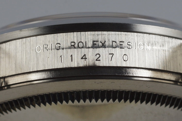 2001 Rolex Explorer 114270