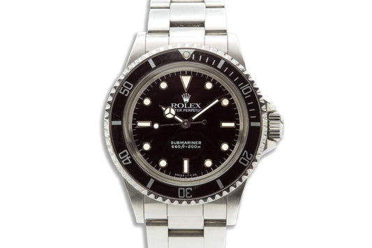 1988 Rolex Submariner 5513 WG Surround with Creamy Lume & Hands