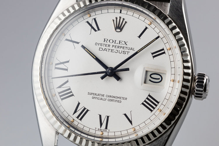 1978 Rolex DateJust 16014 with White Large Roman Dial