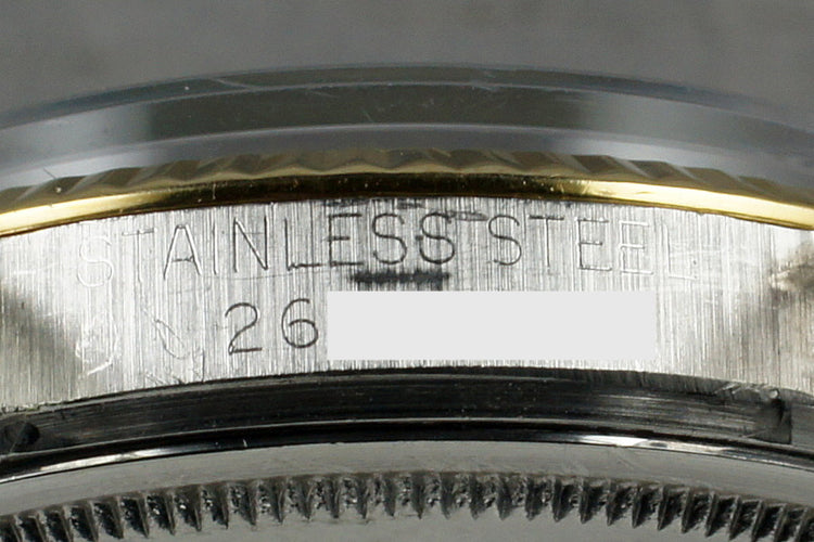 1971 Rolex Two Tone DateJust 1601 Black Dial