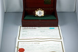1995 Rolex YG Zenith Daytona 16518 White Arabic Dial with Box and Papers